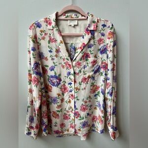 Sezane Floral Blouse